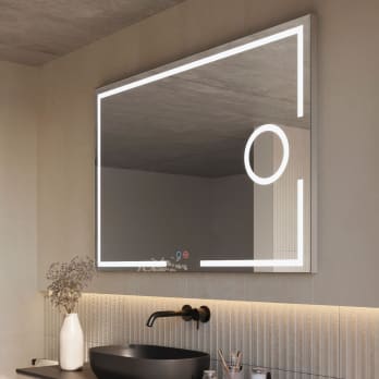 Espejo de baño con luz LED Ledimex Malta