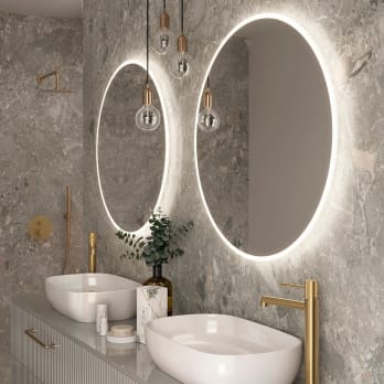 Espejo de baño con luz LED Ledimex Bélgica