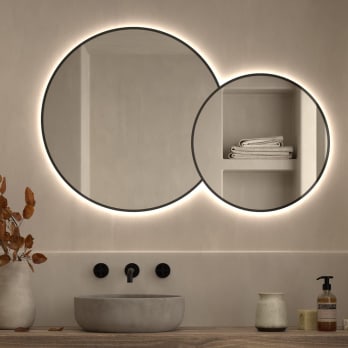 Espejo de baño con luz LED Bruntec Solaris