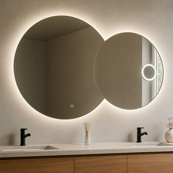 Espejo de baño con luz LED Bruntec Solaris