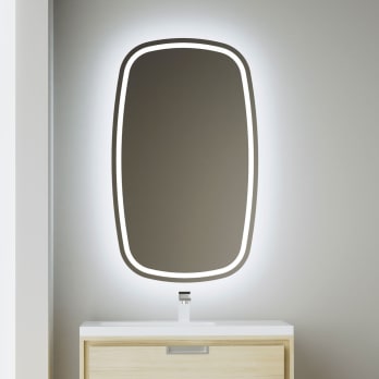 Espejo de baño con luz LED Bruntec Leda
