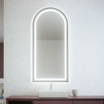 Espejo de baño con luz LED Bruntec Camelot