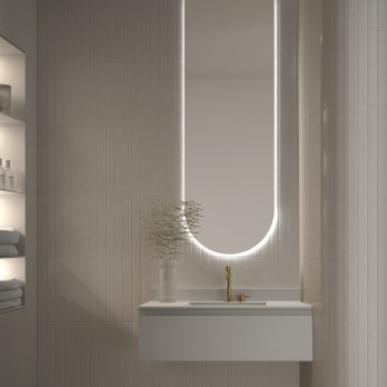 Espejo de baño con luz LED de Eurobath, Mauricio