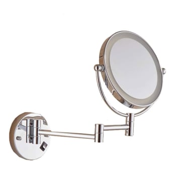 Espejo aumento x3 Bruntec redondo con led