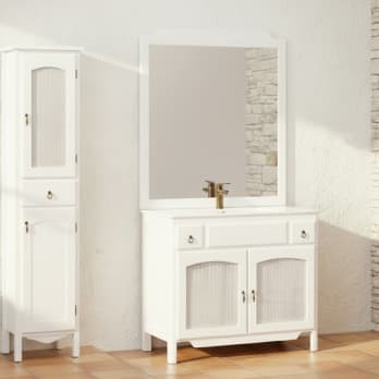 Conjunto mueble de baño rústico Bruntec  Córdoba