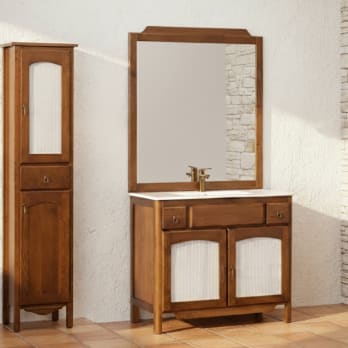 Conjunto mueble de baño rústico Bruntec  Córdoba