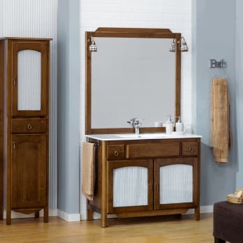 Mueble baño moderno con patas - doradas AVANT de Coycama