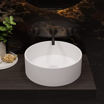 Lavabo sobre encimera Art and Bath fondo reducido Diana Solid