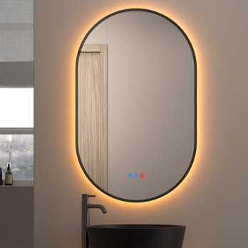 Espejo de baño con luz LED Bruntec Portia