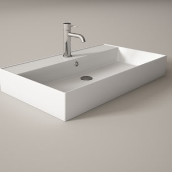 Lavabo encastrado 12 cm alto Visobath Lila