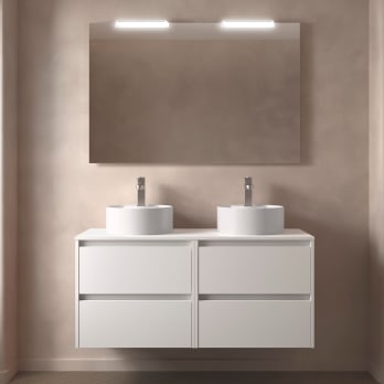 Mueble de baño con encimera de madera Salgar Noja