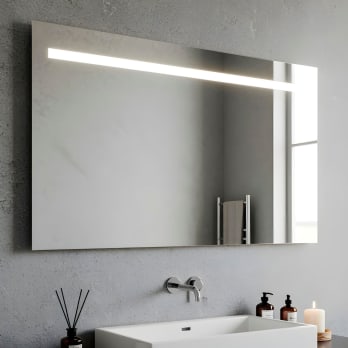 Espejo de baño con luz LED Bruntec Tarim