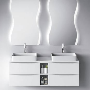 Mueble de baño con encimera de madera Coycama Landes