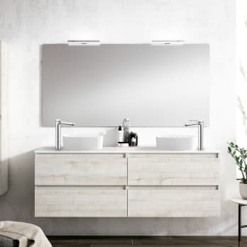Mueble de baño con encimera MDF Hidrófuga Viso Box