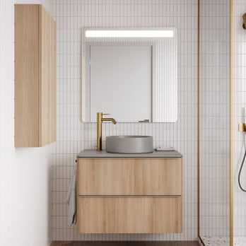 Mueble de baño con encimera arena de resina Royo Dai Top