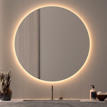 Espejo de baño con luz LED Bruntec Sun
