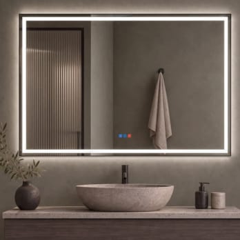 Espejo de baño con luz LED Bruntec Orion