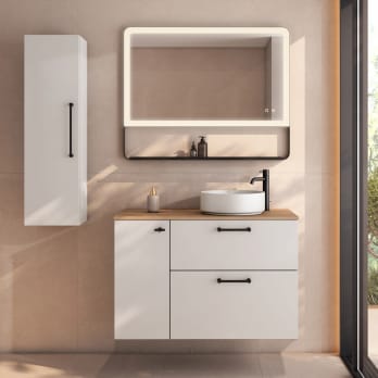 Mueble de baño con encimera de madera VisoBath Verso