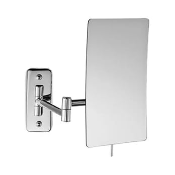 Espejo aumento x3 Bruntec cuadrado de pared