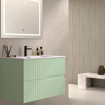 Conjunto mueble de baño Bruntec Ebi colores