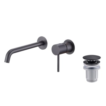 Pack grifo de lavabo empotrado Monza + Válvula click-clack de Imex