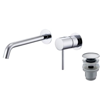 Grifo de lavabo empotrado Imex Monza + Válvula click-clack de Imex