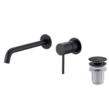 Pack grifo de lavabo empotrado Monza + Válvula click-clack de Imex