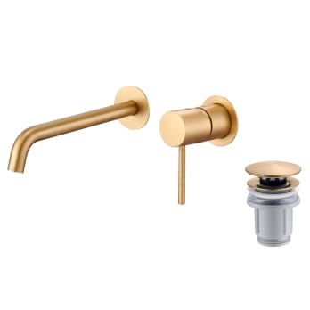 Pack grifo de lavabo empotrado Monza + Válvula click-clack de Imex