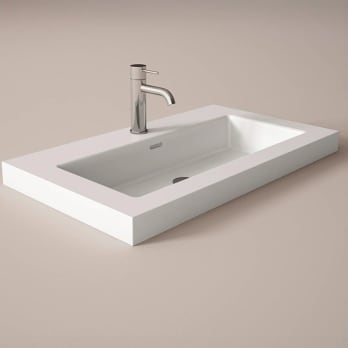 Lavabo encastrado 11.5 cm alto Visobath Nantes