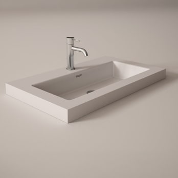Lavabo encastrado 11.5 cm alto Visobath Nantes
