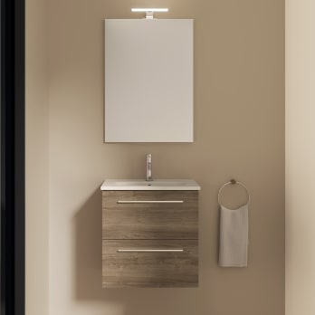 Conjunto completo mueble de baño fondo reducido 35 cm Royo Street