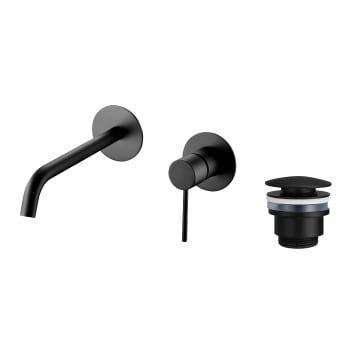 Pack grifo de lavabo empotrado Milos Imex + Válvula click-clack