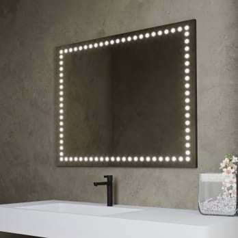Espejo de baño con luz LED Bruntec Cindy