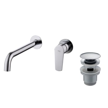 Pack grifo de lavabo empotrado Bélgica Imex + Válvula click-clack