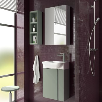Conjunto mueble Coycama de baño fondo reducido 22 cm Versa