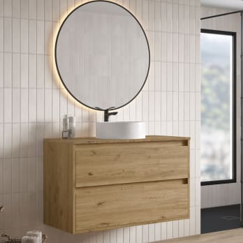 Mueble de baño con encimera Melamina Bruntec Artemisa