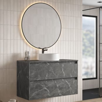 Mueble de baño con encimera Melamina Bruntec Artemisa