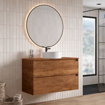 Mueble de baño con encimera Melamina Bruntec Artemisa