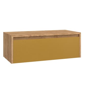 Mueble de baño Coycama lambda con encimera de madera
