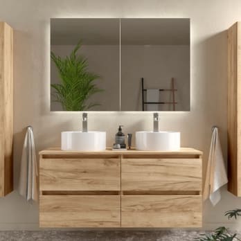 Mueble de baño para lavabo sobre encimera Salgar Bequia