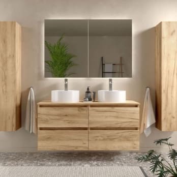 Mueble de baño para lavabo sobre encimera Salgar Bequia
