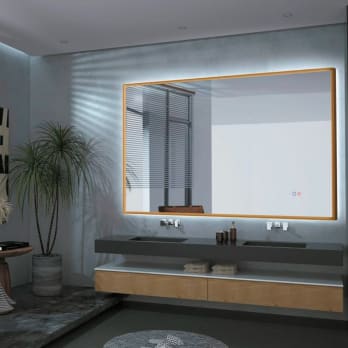 Espejo de baño con luz LED Ledimex California