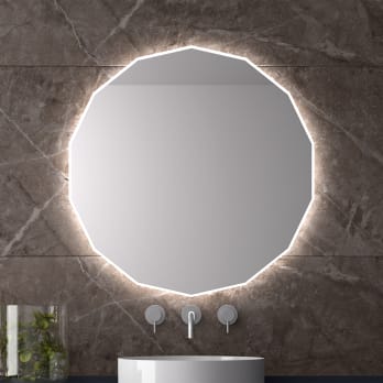 Espejo de baño con luz LED Eurobath Nassau