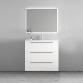 Conjunto mueble de baño de fondo reducido 39 cm Avila Dos Carmen