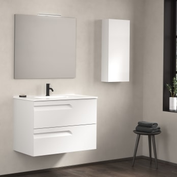 Conjunto mueble de baño fondo reducido 39 cm Royo Vitale
