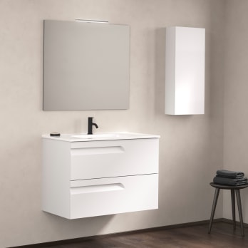 Conjunto mueble de baño fondo reducido 39 cm Royo Vitale