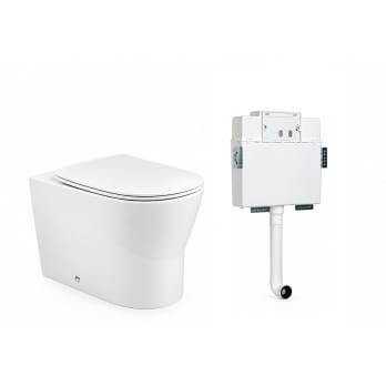 Pack inodoro + cisterna empotrada Unisan Sanindusa Urb.y Plus