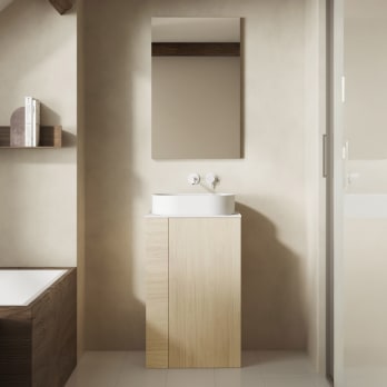 Mueble de baño con encimera solid surface Royo Bassi