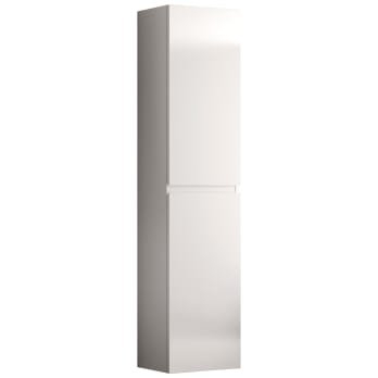 Armario Alto De Baño Mueble Baño Auxiliar Columna De Baño Con 1 Puerta Y 3  Estantes Abiertos 35 X 35 X 170 Cm Gris Bzr130-hg Sobuy Es con Ofertas en  Carrefour