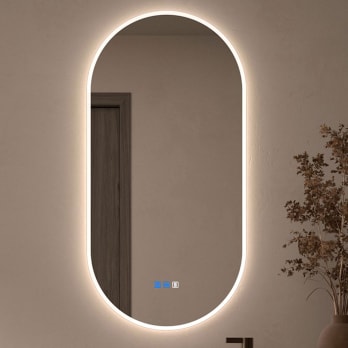 Espejo de baño con luz LED Bruntec Denia